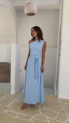 Gemma Maxi Dress - Baby Blue
