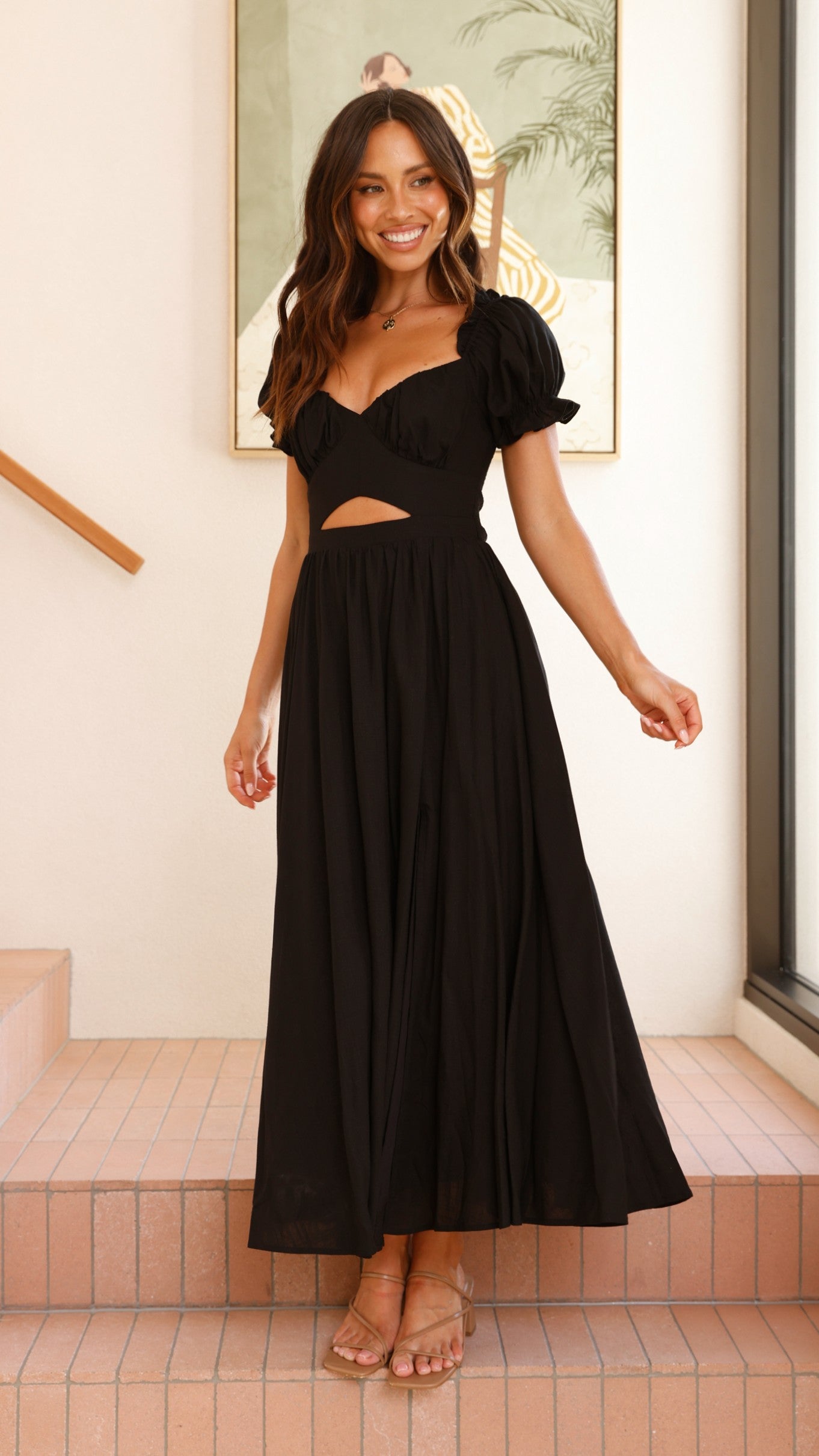 Hulu Maxi Dress - Black