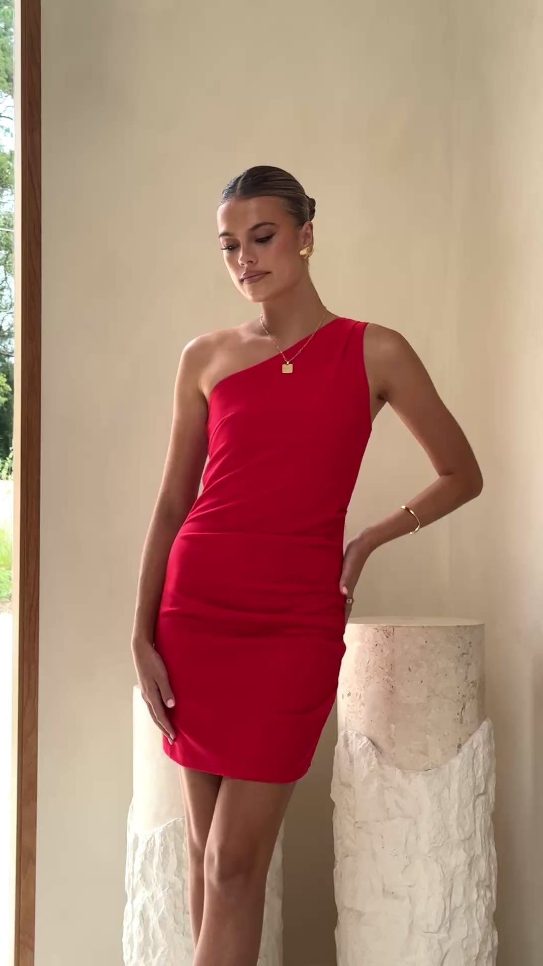 Rachael Mini Dress - Red