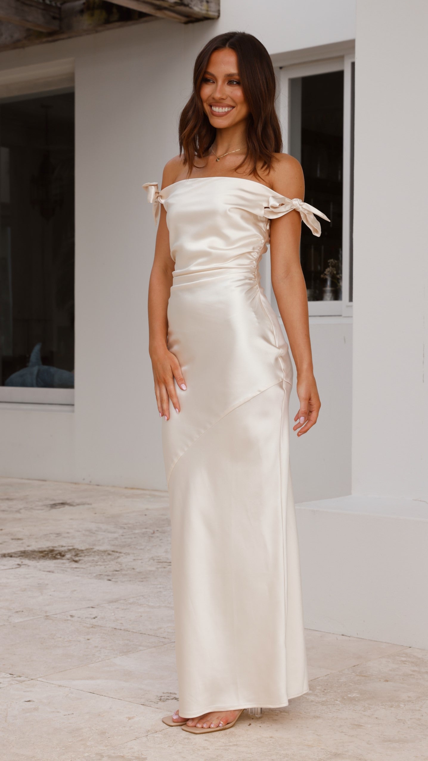 Frida Maxi Dress - Champagne