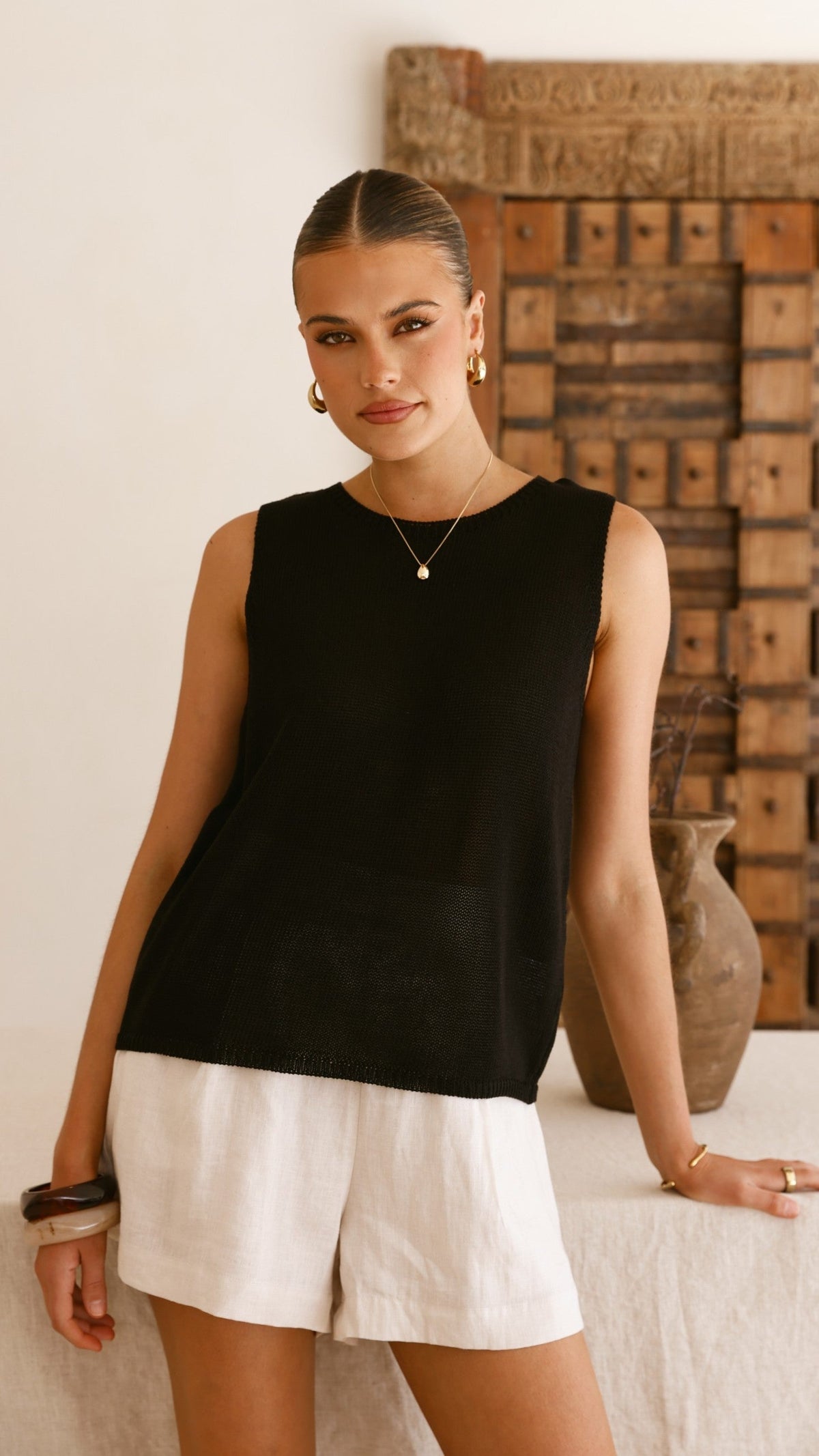 Fareeda Top - Black