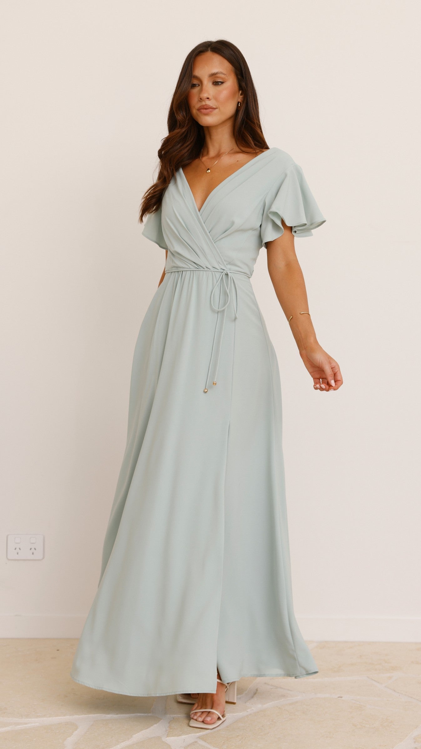 Charlize Maxi Dress - Sage