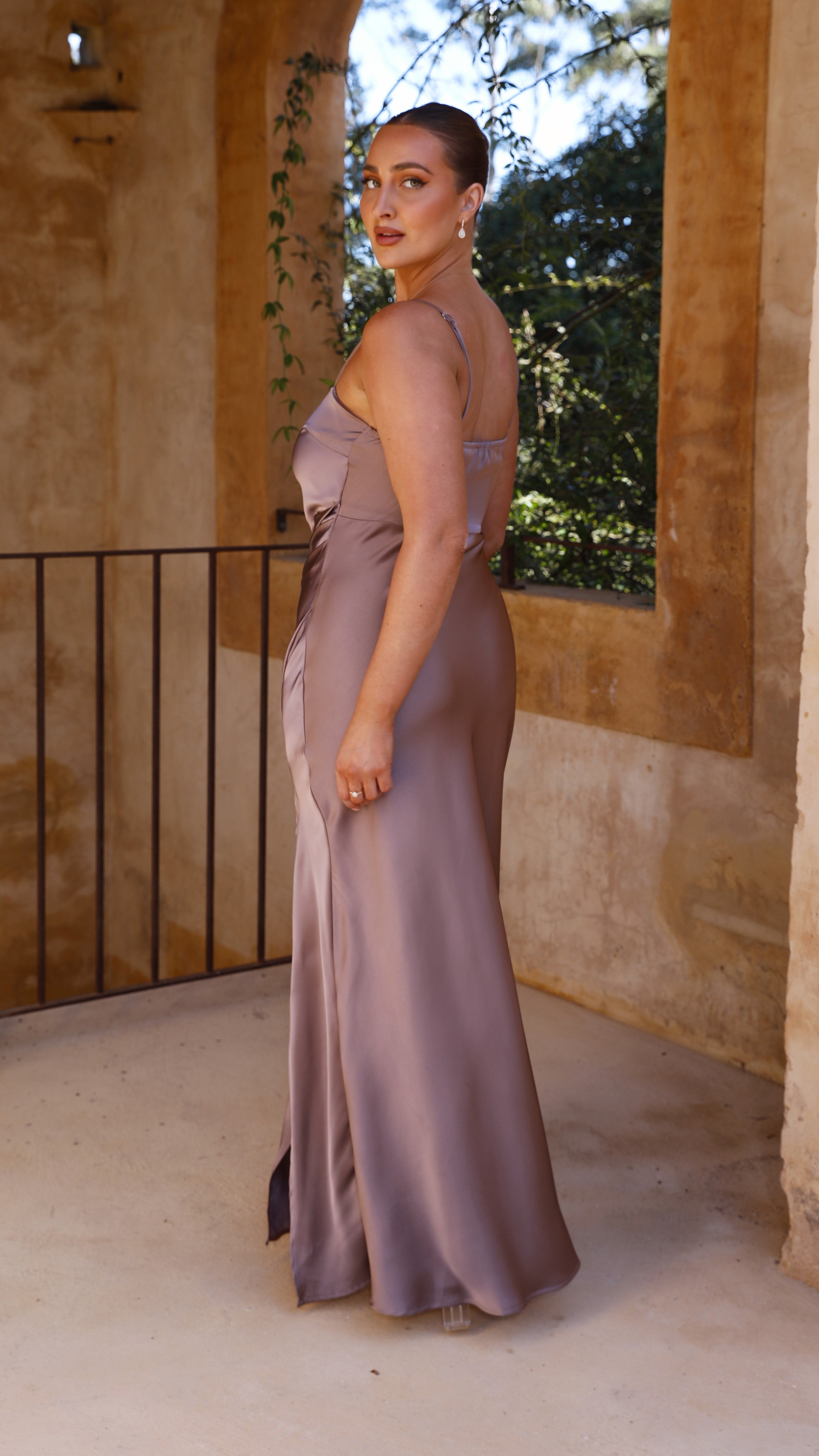 Ilana Maxi Dress - Mushroom