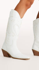 Everlyn Boots - White