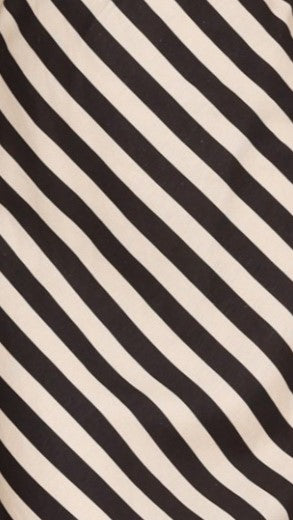 Essie Shirt - Black/Beige Stripe