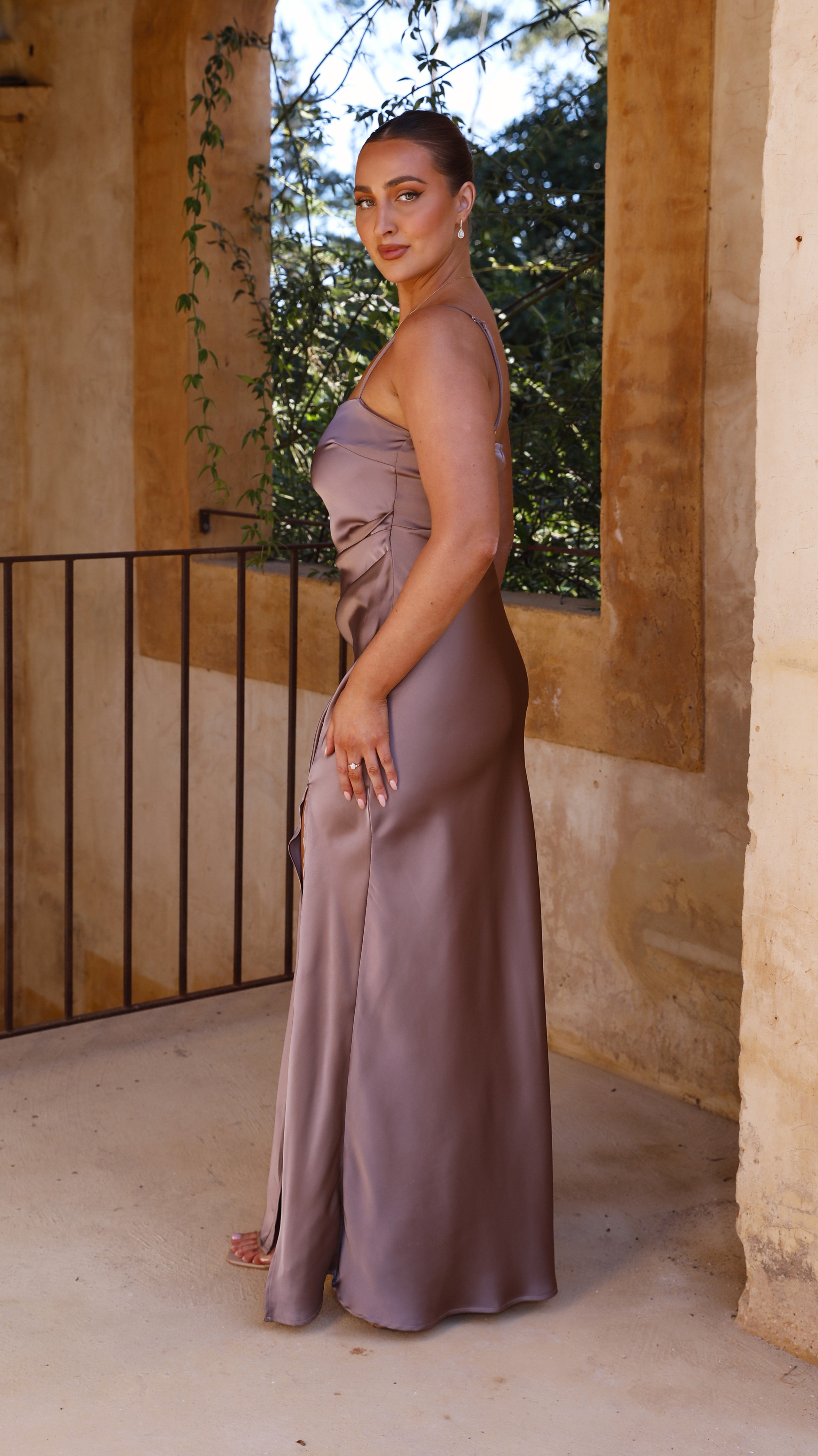 Ilana Maxi Dress - Mushroom