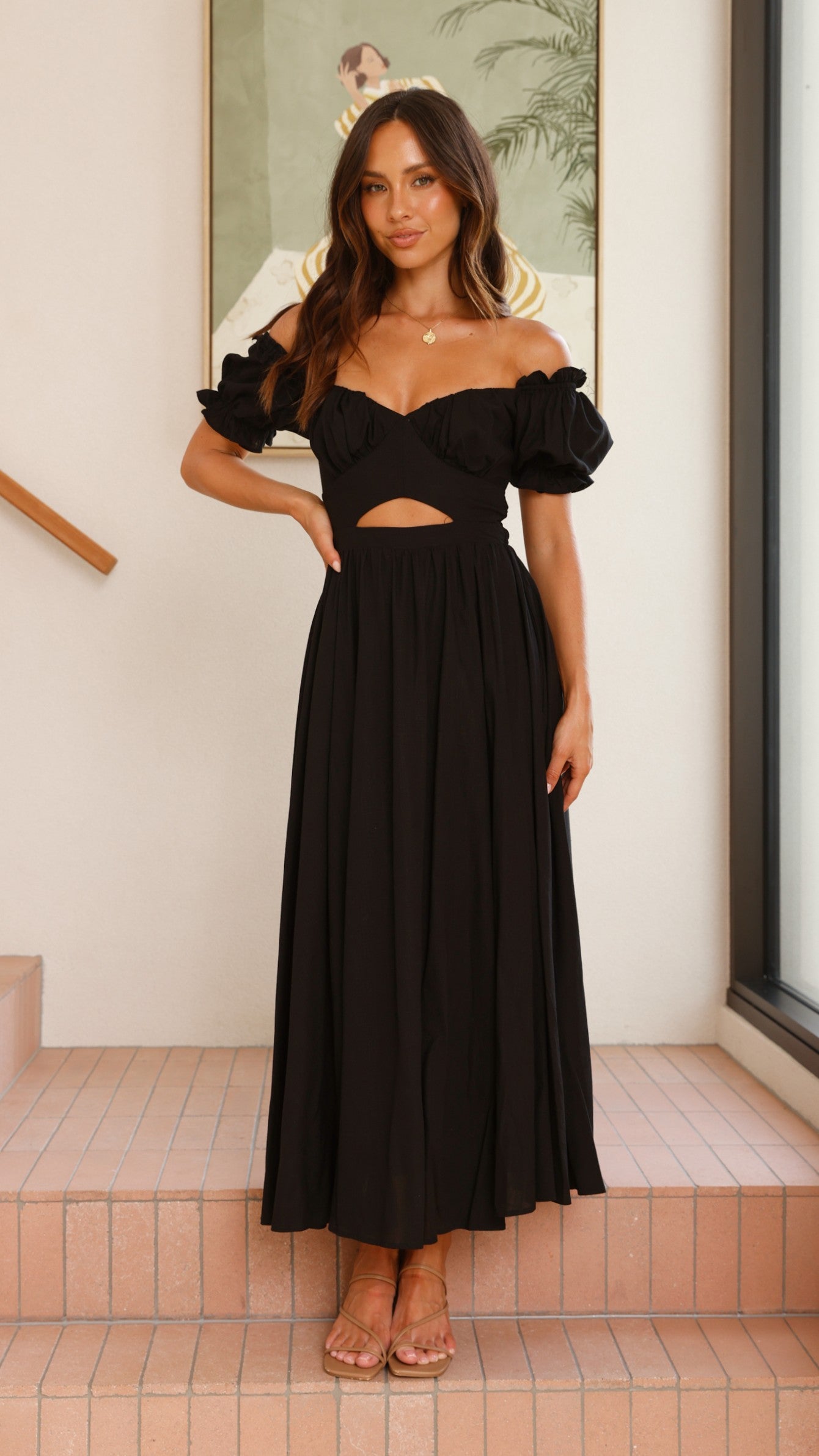 Hulu Maxi Dress - Black