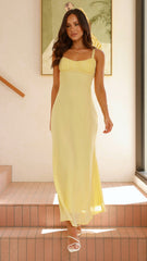 Margo Midi Dress - Yellow