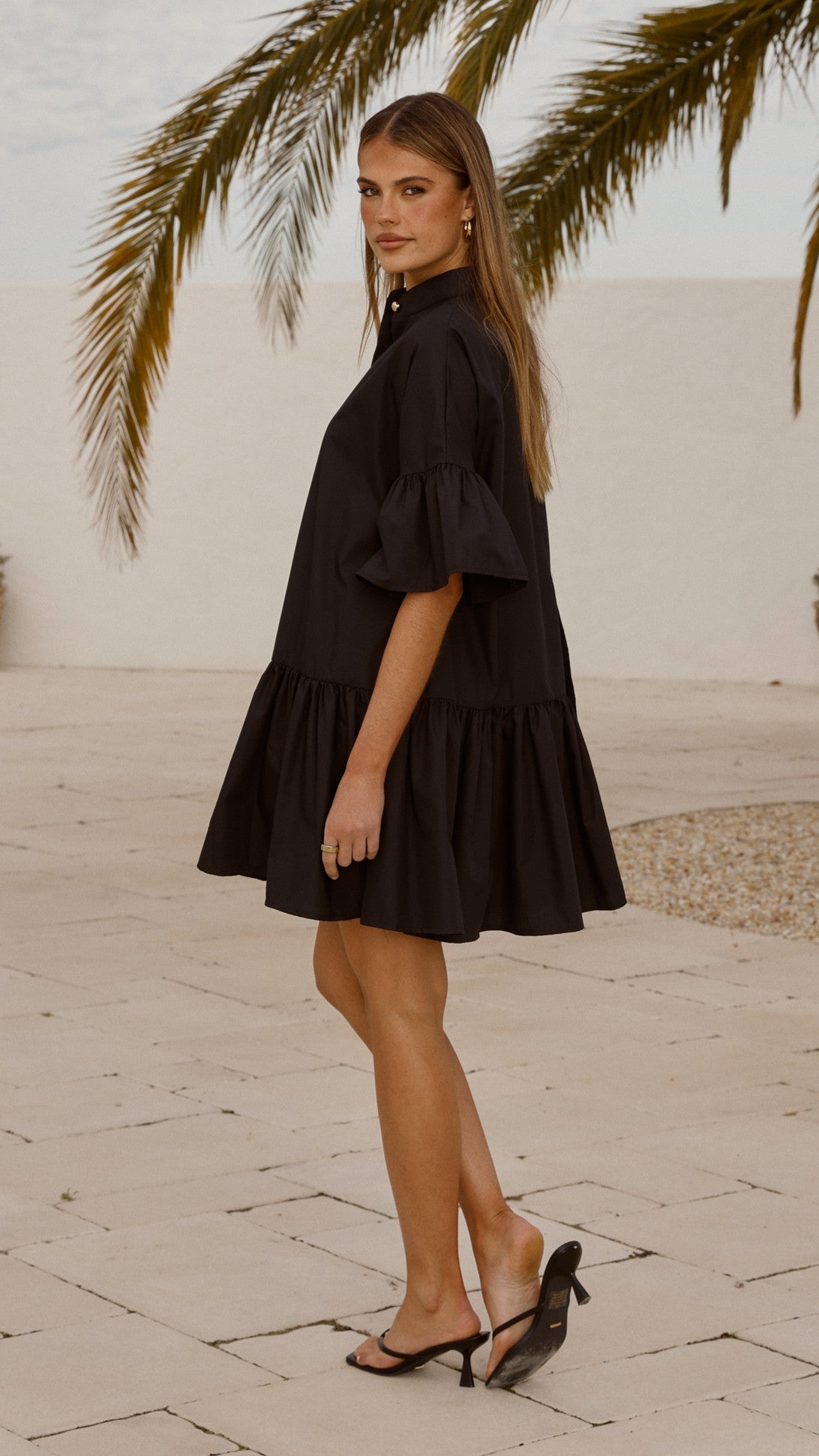 Viola Mini Dress - Black