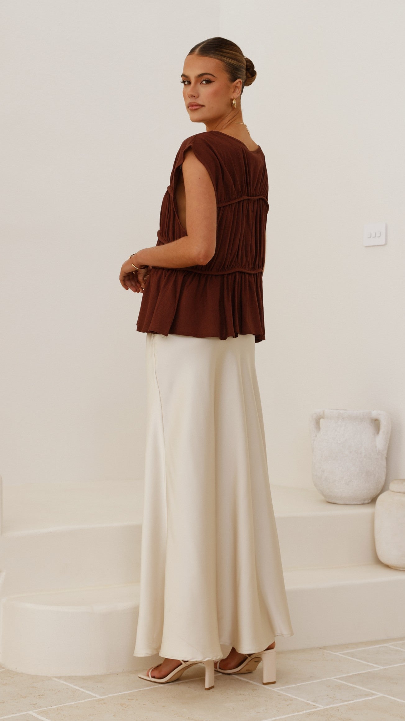 Liora Top - Chocolate