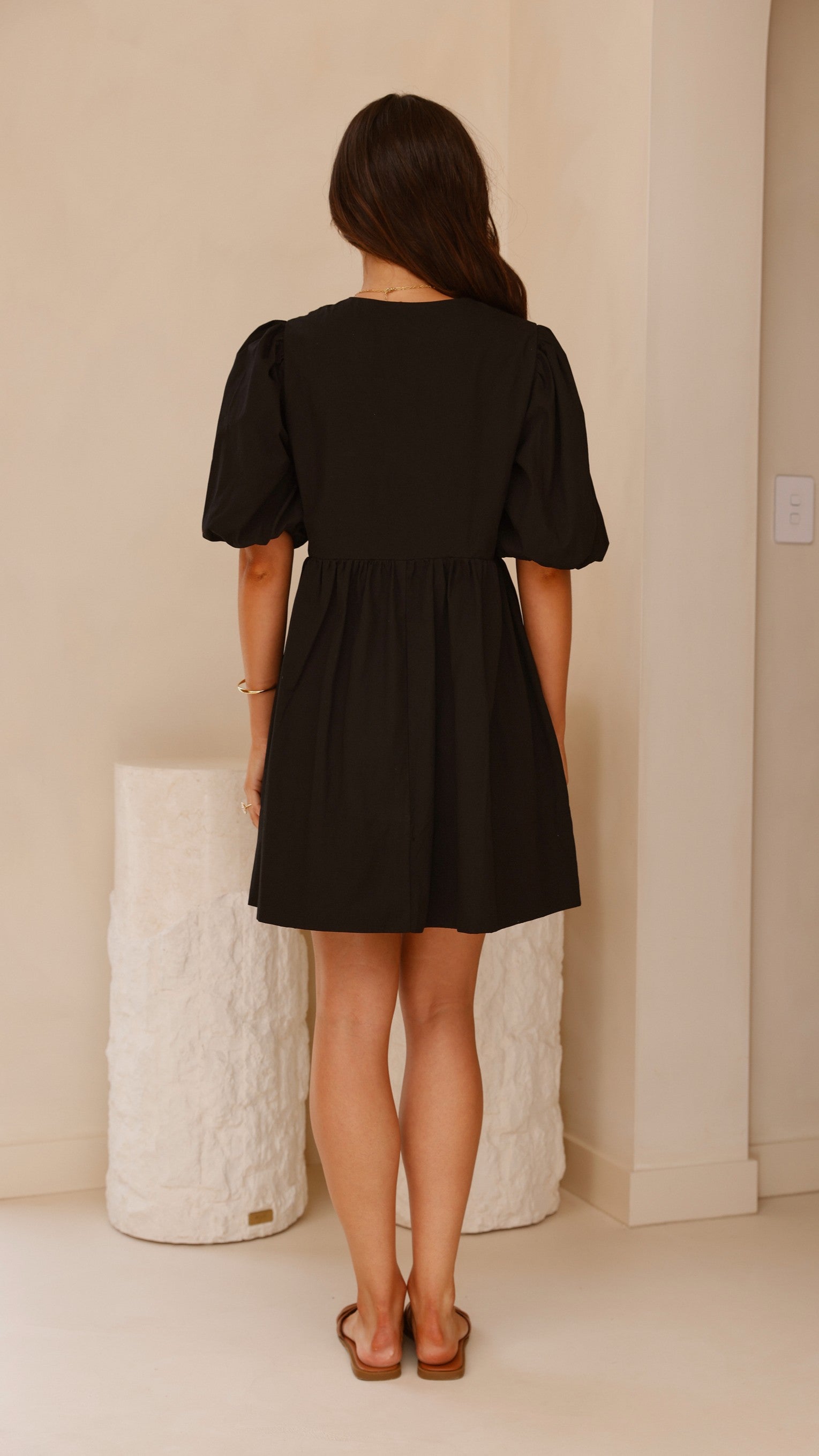Arana Mini Dress - Black