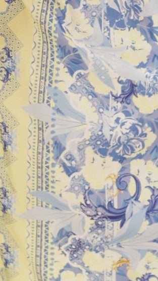 Kalliope Maxi Dress - Blue/Yellow