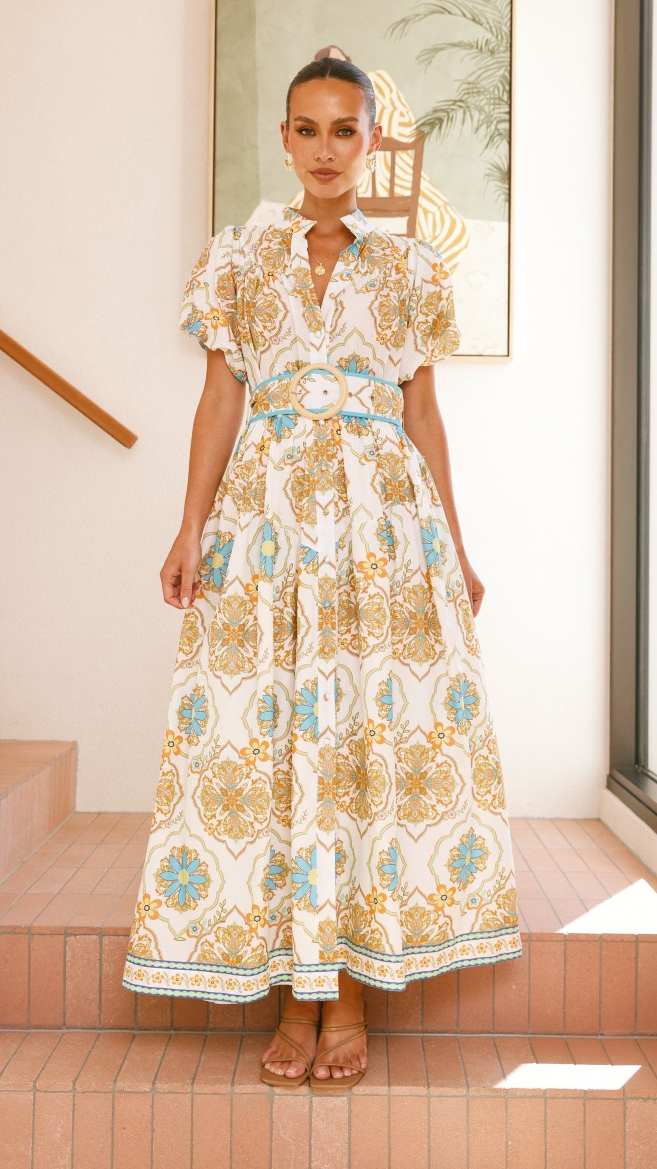Parson Maxi Dress - Supernova Print