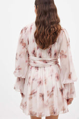 Marked Waist Mini Dress